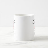 かわいいウサギの風船ガム コーヒーマグカップ (中央)