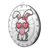 かわいいウサギの風船ガム ダーツボード (正面右)