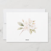 かわいいウサギフローライースター シーズンカード (裏面)