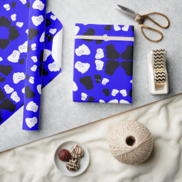 かわいいウサギ冬の至ギフトラッピング紙 ラッピングペーパー