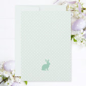 かわいいウサギ卵形フレームフォトイースターカード シーズンカード