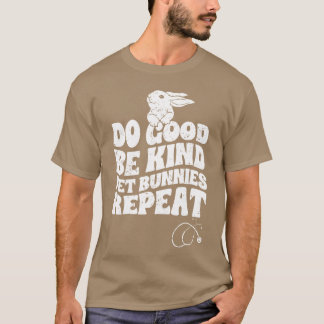 かわいいウサギ好きのためのヴィンテージ風デザイン Tシャツ