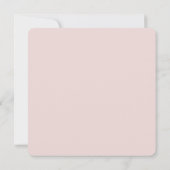 かわいいウサギ家族のベビーシャワー招待状 招待状 (裏面)