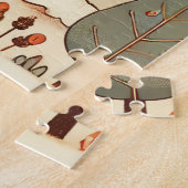 かわいいウサギ村パズル。 ジグソーパズル (側面)