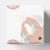 かわいいウサギ漫画バニーガールズバースデーパーティー フェイバーボックス (上部)