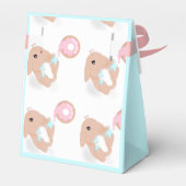 かわいいウサギ漫画バニーガールズバースデーパーティー フェイバーボックス (裏面サイド)