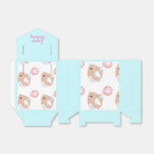 かわいいウサギ漫画バニーガールズバースデーパーティー フェイバーボックス (折り畳みなし)