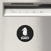 かわいいウサギ私はバニーが大好き マグネット (インサイチュ (食洗機))