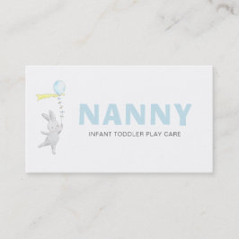 *~*かわいいウサギ風船ナニー 名刺