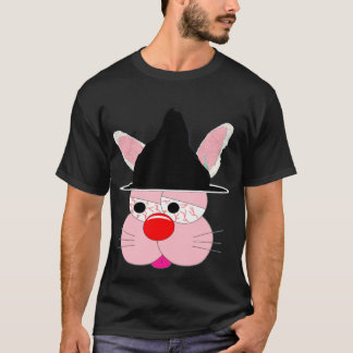 かわいいウサギ魔女のハロウィン - カートゥーン グラフィックTシャツ Tシャツ