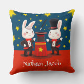 かわいいウサギ魔術師オンステージマジカル クッション (裏面)