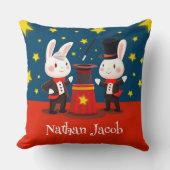 かわいいウサギ魔術師オンステージマジカル クッション (正面)