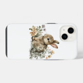 かわいいウサギ ウサギ  iPhoneケース (裏面横)