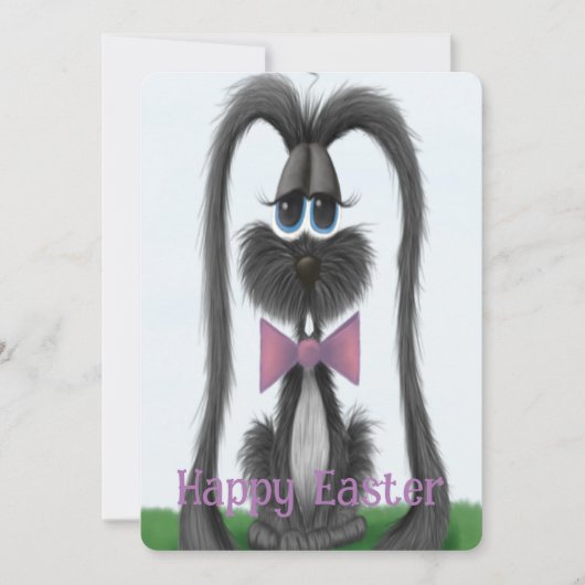 かわいいウサギ  カード (正面)