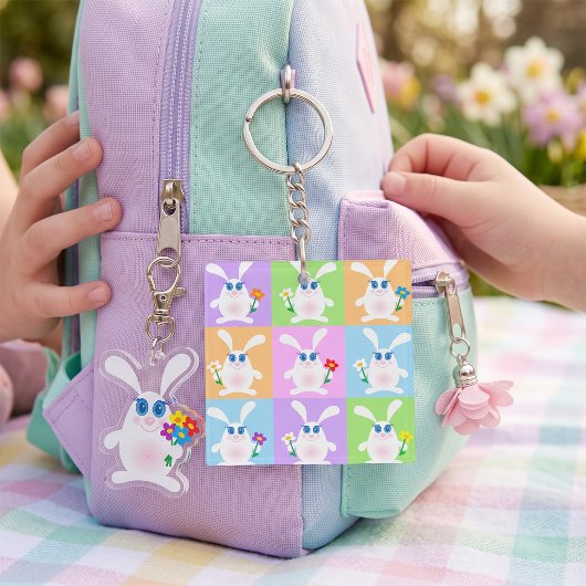 かわいいウサギ キーホルダー