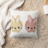 かわいいウサギ クッション (ブランケット)