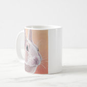 かわいいウサギ コーヒーマグカップ (正面左)