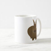 かわいいウサギ コーヒーマグカップ (正面右)