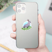かわいいウサギ シール (スマートフォン)