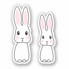 かわいいウサギ シール