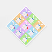 かわいいウサギ スタンダードランチョンナプキン (角)