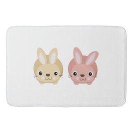 かわいいウサギ バスマット
