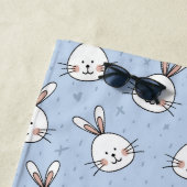 かわいいウサギ ビーチタオル (インサイチュ)