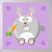 かわいいウサギ ポスター (正面)