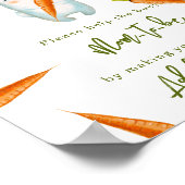 かわいいウサギ - ママへのお祝い ポスター (角)