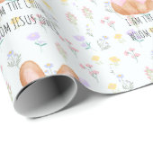 かわいいウサギ ラッピングペーパー (ロールコーナー)
