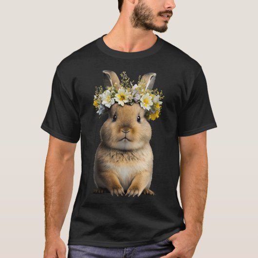 かわいいウサギ Tシャツ (正面)