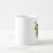 かわいいウズラ コーヒーマグカップ (中央)