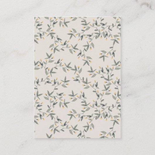 かわいいウッドランドのライオンの葉の本でシャワー エンクロージャーカード (裏面)