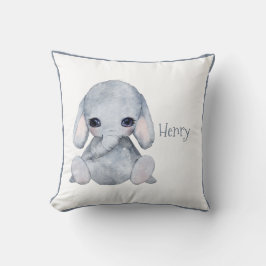 かわいいウッドランドアニマルゾウ名子供部屋 クッション