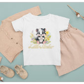 かわいいウッドランドスカンクリトルスティンカーフローラ動物 ベビーTシャツ