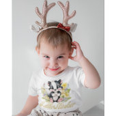 かわいいウッドランドスカンクリトルスティンカーフローラ動物 ベビーTシャツ