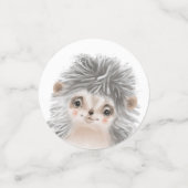 かわいいウッドランドフォレストアニマルズワイルドワン誕生日 コンフェッティ (スモール正面)