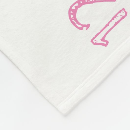 かわいいウッドランドフクロウ赤ちゃん女の子誕生レコードの統計 フリースブランケット (角)