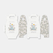 かわいいウッドランドベビーゾウ葉ベビーシャワー フェイバーボックス (折り畳みなし)
