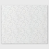 かわいいウッドランド動物のトラックパターン ラッピングペーパー (フラット)