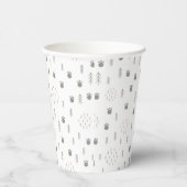 かわいいウッドランド動物のトラックパターン 紙コップ (右)