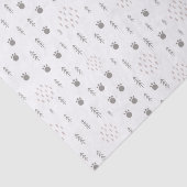 かわいいウッドランド動物のトラックパターン 薄葉紙 (詳細)