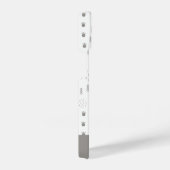 かわいいウッドランド動物のトラックパターン iPhoneケース (右側面)