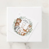 かわいいウッドランド動物の森グリーンリーニュートラルベビー フェイバータグ (インサイチュ)