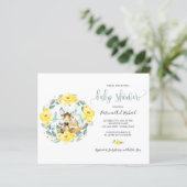 かわいいウッドランド動物の緑の予算ベビーシャワー (スタンド正面)