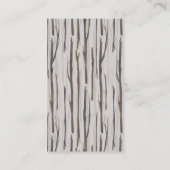 かわいいウッドランド動物ベビーシャワーアドバイスカード エンクロージャーカード (裏面)