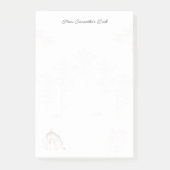 かわいいウッドランド動物モダンオフィスマネージャー ポストイット (正面)