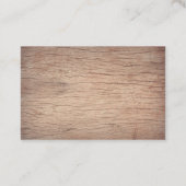 かわいいウッドランド動物保育園 名刺 (裏面)