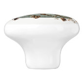 かわいいウッドランド動物愛好家の鳥 セラミックノブ (側面)