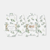 かわいいウッドランド動物緑の少年の赤ちゃんシャワー フェイバーボックス (折り畳みなし)